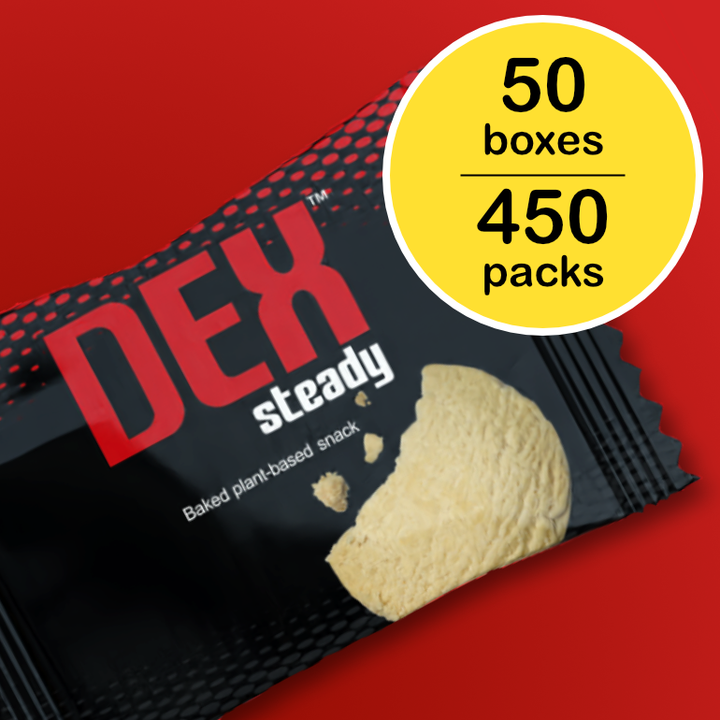 DexSteady 25g Wheat Energy Bites (50 boxes / 450 packs)